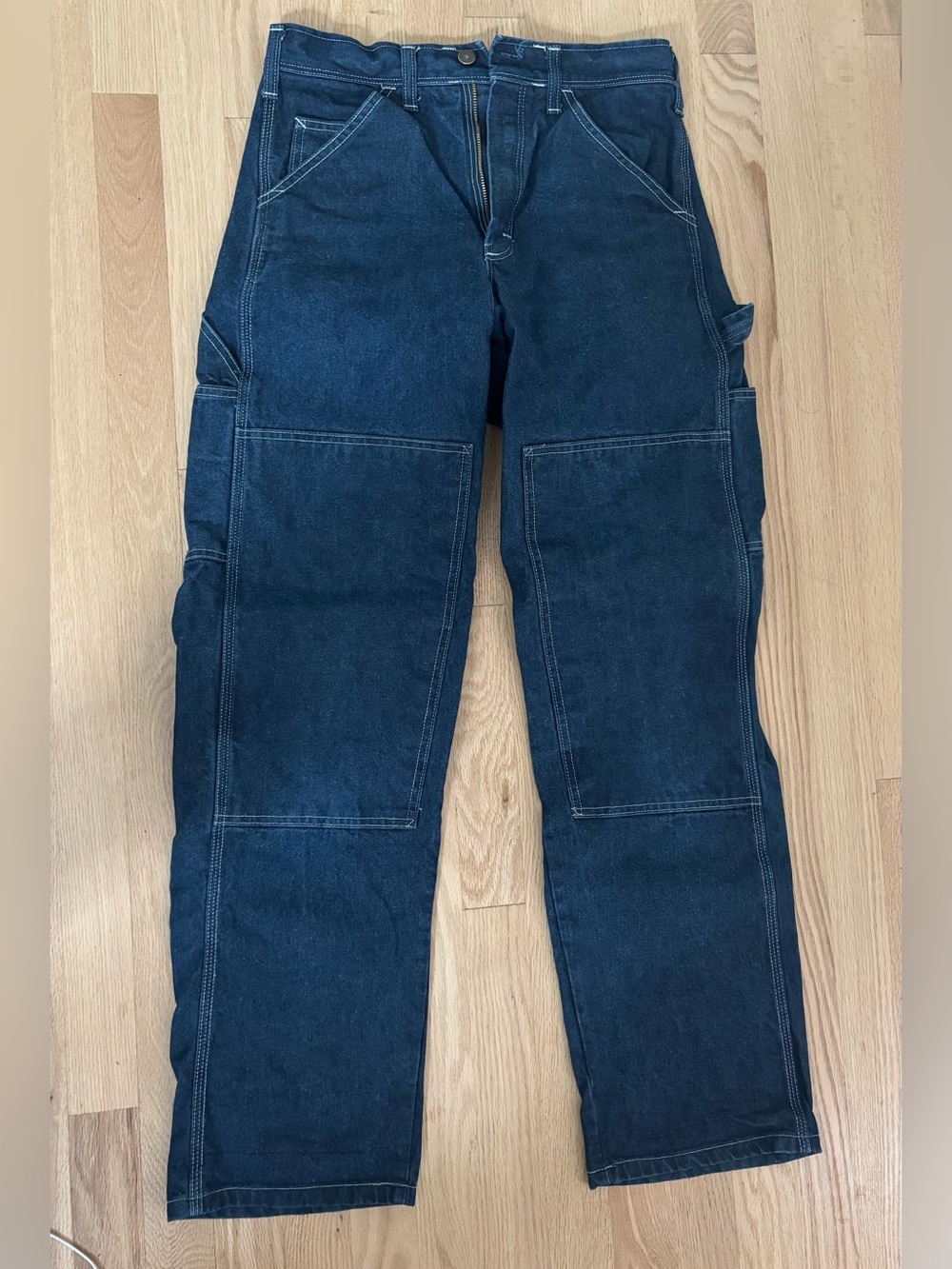 Stan ray double knee painter pants raw indigo denim 29